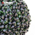 Sunwing extérieur anti-uv buxus foncé boule d&#39;herbe pour la décoration de fête